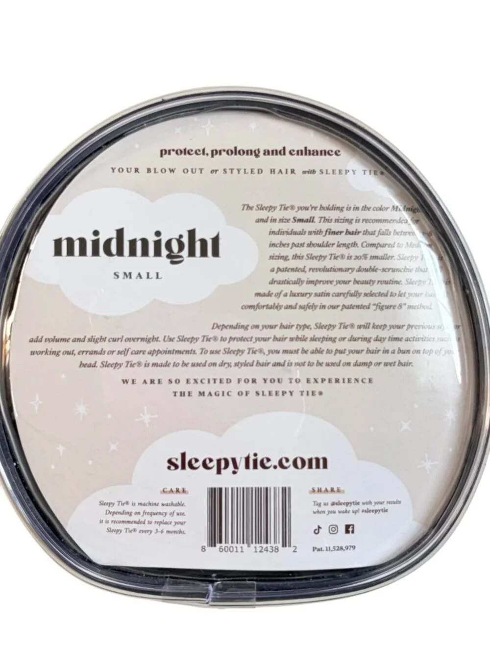 The Sleepy Tie (Midnight) - Small